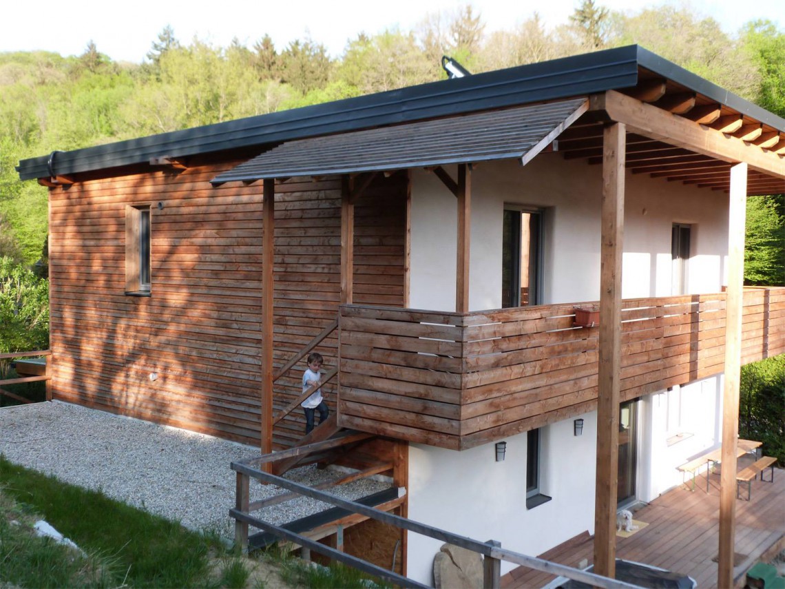 Straw bale low-energy house in Maria Anzbach