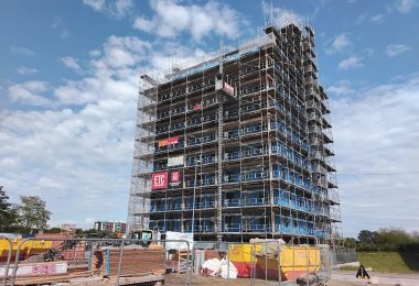 10 storey straw bale house in Sweden (Hyllie/Malmö)