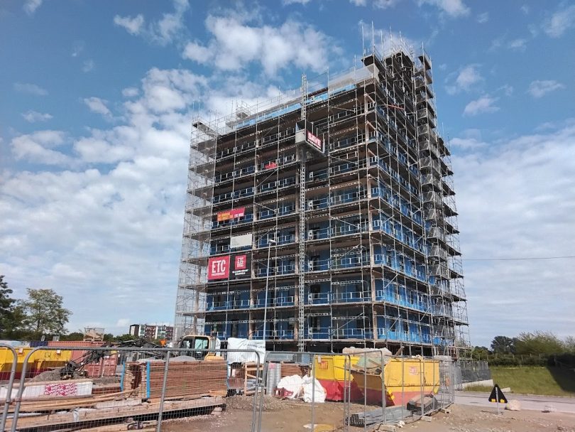 10 storey straw bale house in Sweden (Hyllie/Malmö)