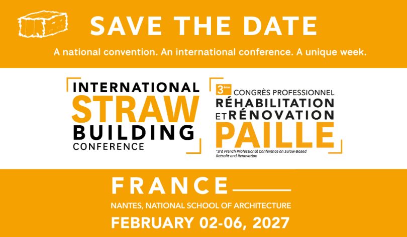 Save the Date: International Straw Building Conference 2027