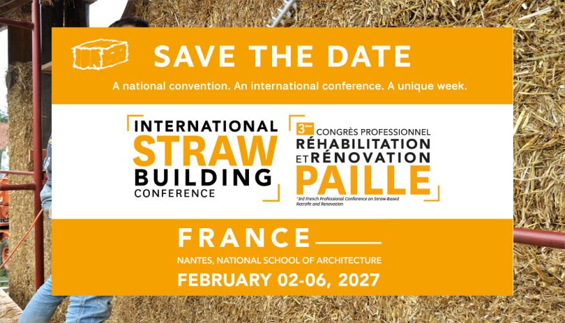 Save the Date: International Straw Building Conference 2027